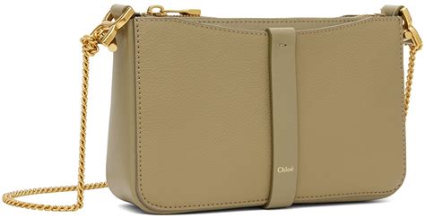 Chloé: Green Marcie Clutch 